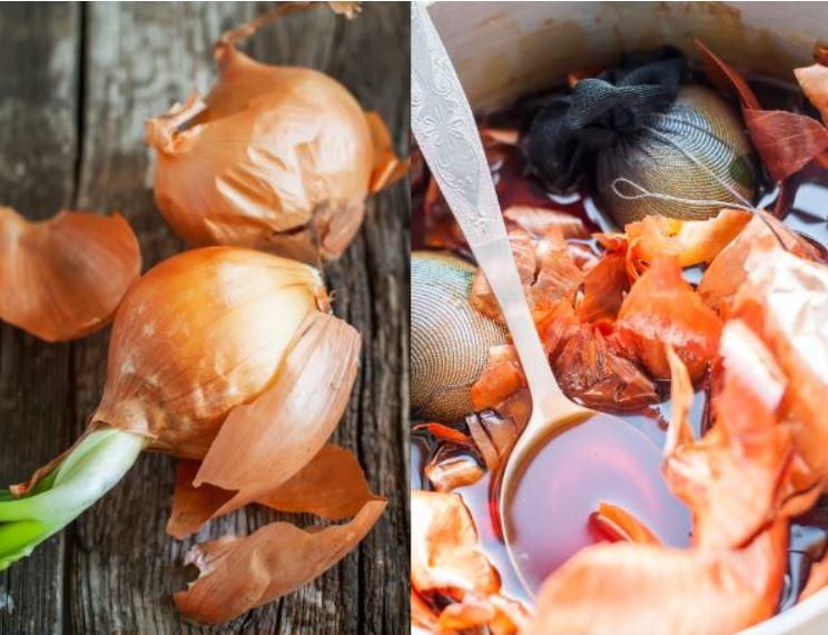 PAȘTE 2018. Cum să vopsești ouăle cu frunze de ceapă