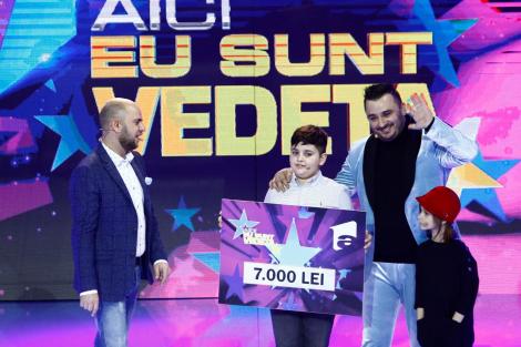 Liviu Guță și copiii săi, Mario și Maria, au donat cei 7.000 de lei câștigați la “Aici eu sunt vedeta” unui băiețel grav bolnav