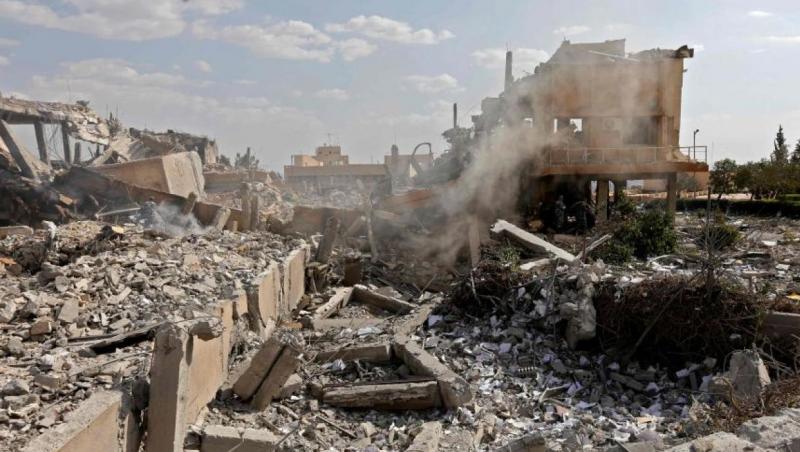 A început războiul. IMAGINILE DEZASTRULUI din SIRIA, în urma celor peste 100 de rachete lansate de americani (FOTO-VIDEO)