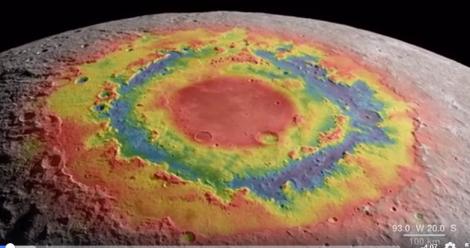VIDEO FABULOS. Un tur al Lunii realizat de NASA face senzaţie pe internet. În imagini, apare şi celebrul crater Tycho