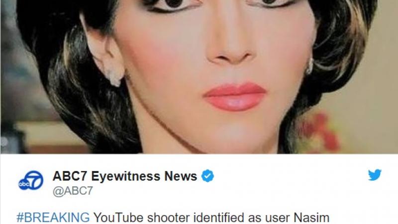 S-a aflat cine este autoarea atacului armat comis la sediul YouTube! A fost făcută publică prima imagine cu femeia care a deschis focul și a rănit mai multe persoane