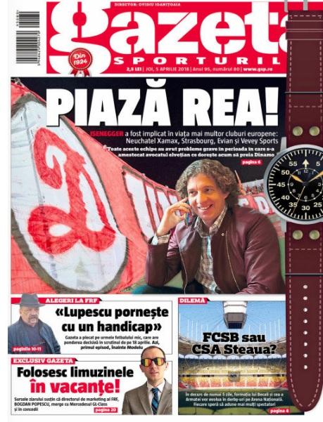 Revista presei sportive, 05.04.2018: FCSB sau Steaua, care adună mai mulți fani ?; Cristiano Ronaldo, &icirc;n cărțile de istorie ale fotbalului