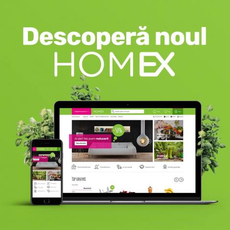 Homex.ro a lansat un noul site cu design intuitiv, dedicat decorațiunilor pentru casa ta