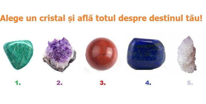 Ghicit &icirc;n cristale! Alege o piatră și află TOTUL despre tine și viitorul ce te așteaptă! Ai curajul să afli?