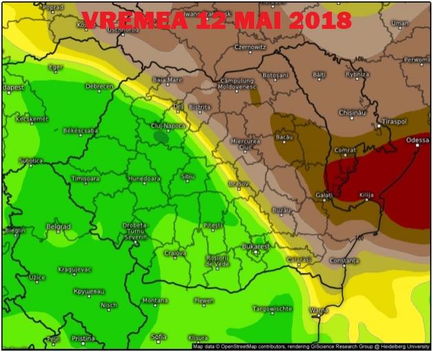 Vremea 12 mai. Prognoza meteo anunță zi frumoasă. De c&acirc;nd revin ploile