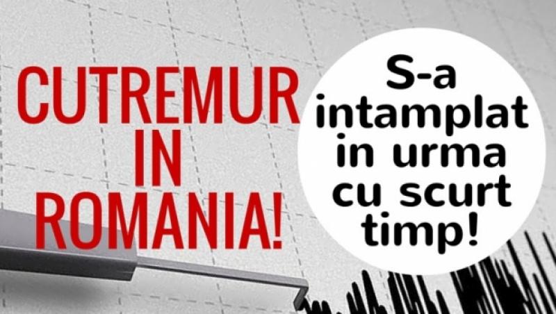 România s-a zguduit din nou! Cutremur  în judeţul Vrancea, la o adâncime de 15 kilometri! Mai multe orașe afectate!
