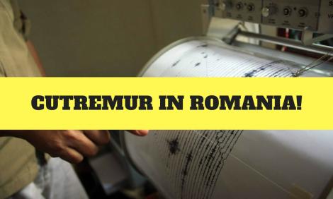 România s-a zguduit din nou! Cutremur  în judeţul Vrancea, la o adâncime de 15 kilometri! Mai multe orașe afectate!