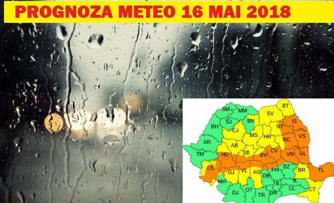 Vremea 16 mai. Prognoza meteo anunță c&acirc;nd scăpăm de ploi