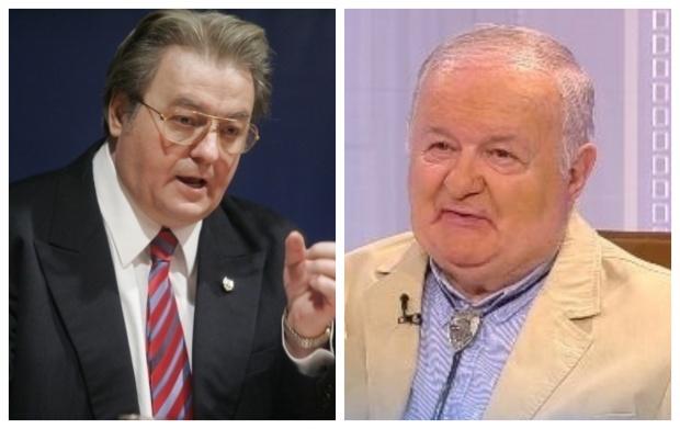 Imagini-document. Cristian Țopescu și Corneliu Vadim Tudor, față-n față cu o blondă frumoasă și deșteaptă!