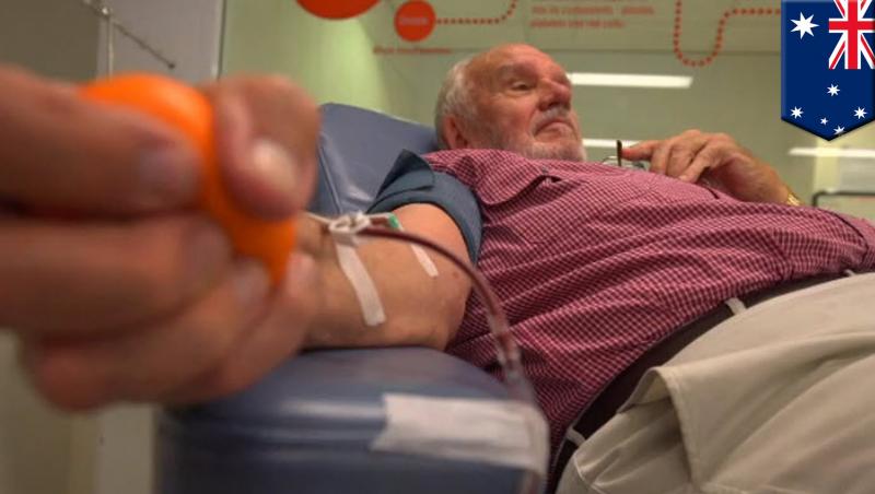 'Omul cu braţul de aur'', care a salvat peste două milioane de vieţi, a donat sânge pentru ultima oară: ''Am salvat o mulţime de vieţi şi am adus mulţi copii pe lume!”