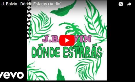 J Balvin a scos piesa pe care o vei pune pe REPEAT. Să fie hit-ul latino din anul 2018?! Ascultă şi tu "Donde Estaras" !