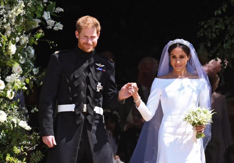 Nunta regala în imagini. Cum își scriu Meghan Markle și Prințul Harry povestea