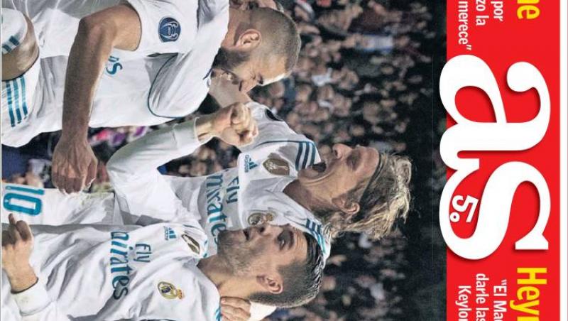 Revista presei sportive, 02.05.2018: război intern la Dinamo; Real Madrid, în finala Ligii Campionilor; presa madrilenă sărbătorește, cea catalană acuză: ”Așa se califică  Madridul!”