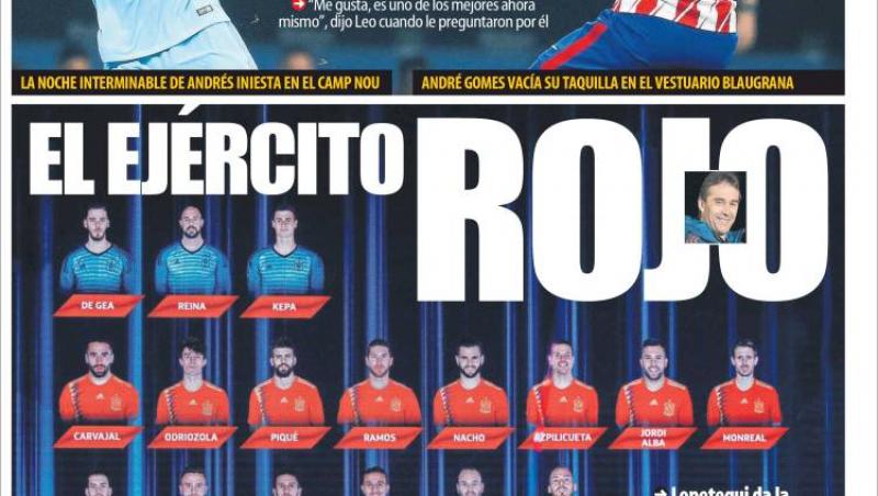 Revista presei sportive, 22.05.2018: Dan Petrescu, ofertă uriașă din China; Spania, fără vedete de la Barcelona, Bayern și Chelsea la Mondial