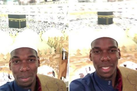 VIDEO/FOTO: Imagini unice cu starul lui Manchester United, Paul Pogba, în pelerinaj la Mecca: ”Doar cei care vin aici înțeleg sentimentul”