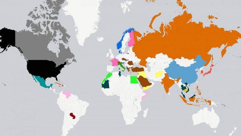 HARTA pe care orice turist ar trebui să o vadă! Ţările pe care nu vrea nimeni să le viziteze. Motivul pentru care România este pe LISTA NEAGRĂ!