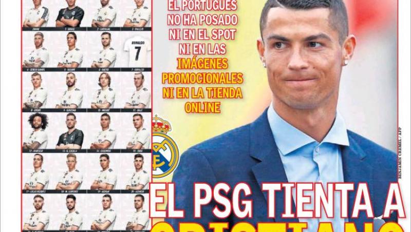Revista presei sportive, 30.05.2018: Probleme financiare la granzii Ligii 1; Barcelona dă prima lovitură pe piața transferurilor; Ronaldo a ”dispărut” de la Madrid