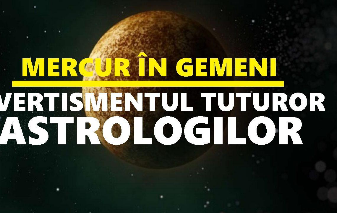 Se &icirc;ntoarce temuta planetă Mercur! De data asta &icirc;n Gemeni. Ce urmează e fără precedent pentru c&acirc;teva zodii, doar e retrograd!