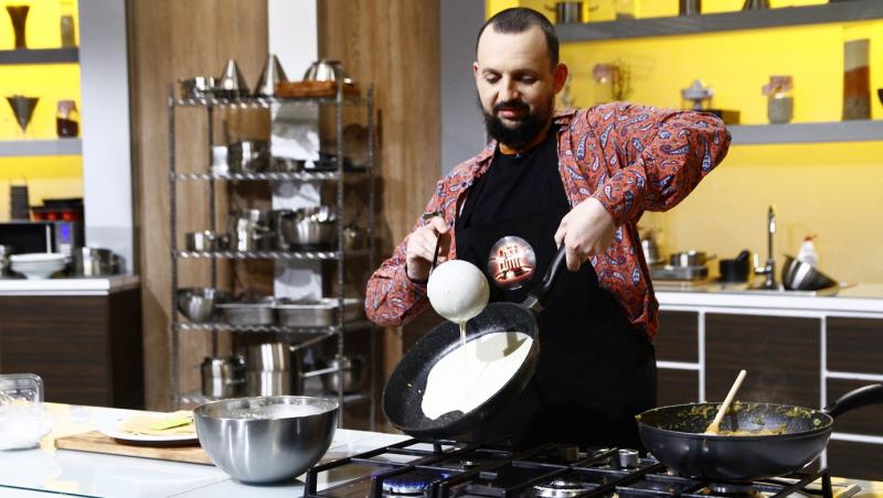 Chef Scărlătescu primește un preparat la care este alergic: 