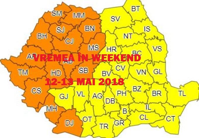 Prognoza meteo &icirc;n weekend. Vremea se schimbă după ploi și vijelii!
