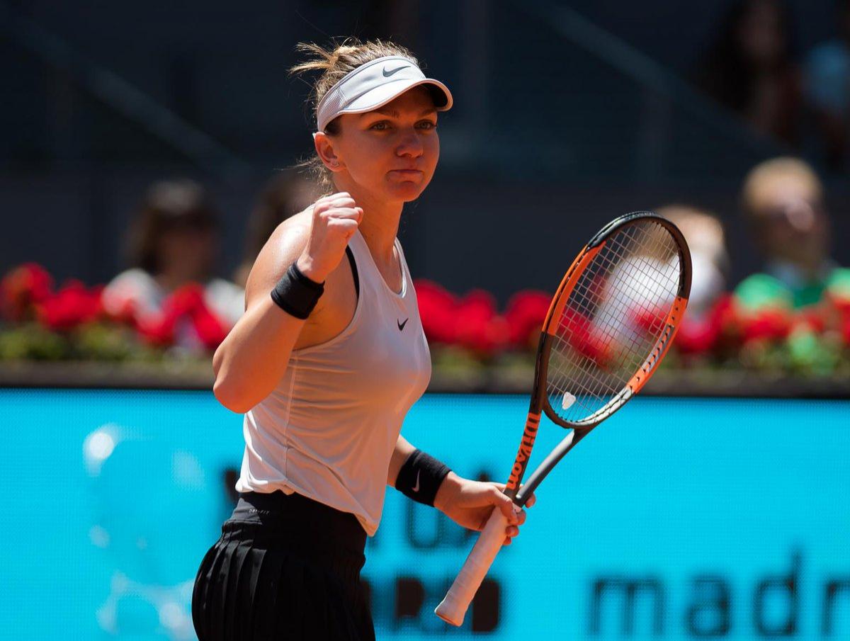 Simona Halep spulberă tot la Madrid! Liderul WTA nu a avut nicio problemă cu Kristyna Pliskova și s-a calificat în ”sferturi”
