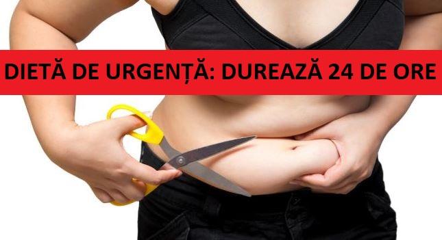 DIETA DE URGENȚĂ: Scapă de burtă în doar 24 de ore. Într-o zi se pot întâmpla miracole!