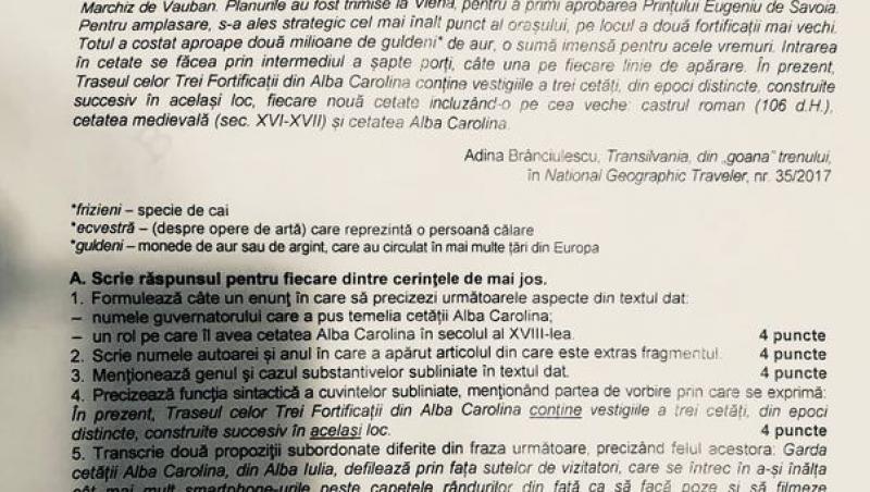 EVALUAREA NAȚIONALĂ 2018: Capcanele și rezolvarea subiectelor la Limba și Literatura Română, explicate de cea mai cunoscută profesoară, Cristina Tunegaru
