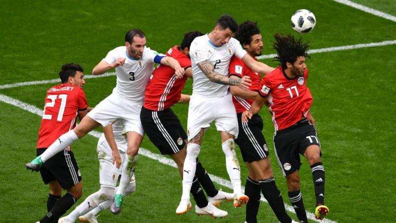 Campionatul Mondial de Fotbal Rusia 2018! Egipt, fără Salah, pierde în ultimul minut cu Uruguay