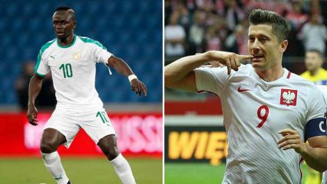 Campionatul Mondial de Fotbal Rusia 2018! Polonia - Senegal ora 18:00, grupa H. Duel atractiv între Robert Lewandowski și Sadio Mane