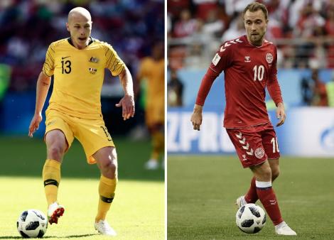Campionatul Mondial de Fotbal Rusia 2018! Danemarca - Australia, grupa C. Fosta rivală a României, la 3 puncte de ”optimi”