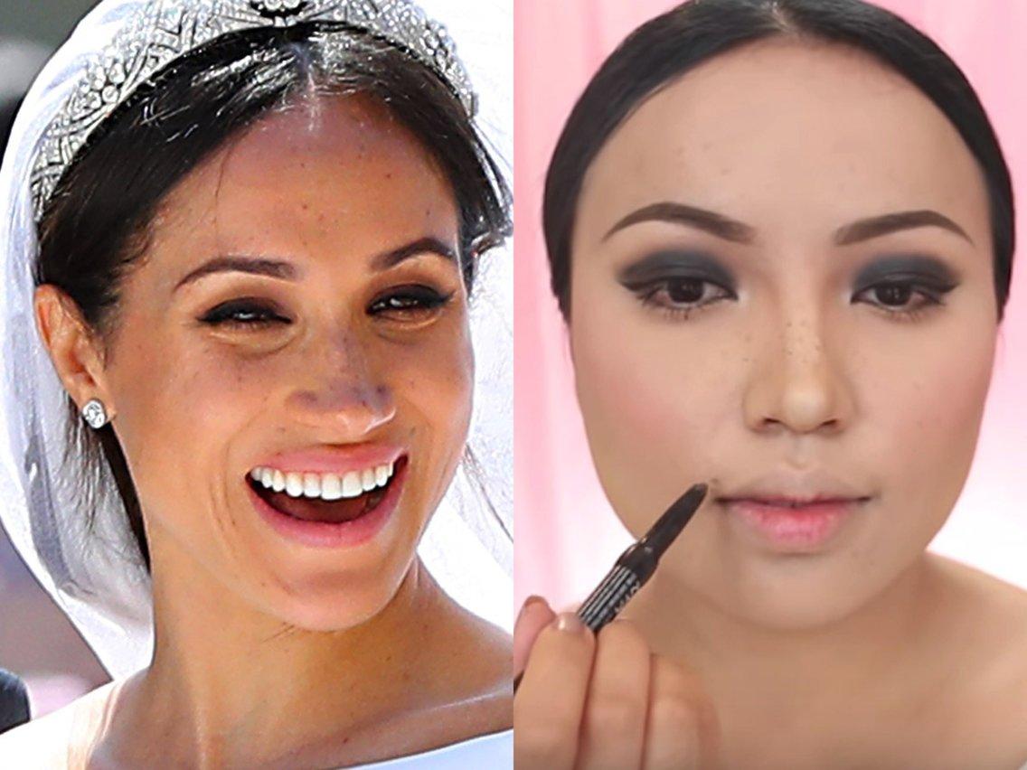 Transformarea uluitoare a unei femei care a vrut să semene cu Meghan Markle! A folosit doar produse de make-up, iar rezultatul a fost de-a dreptul spectaculos!