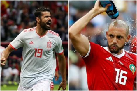 Campionatul Mondial de Fotbal Rusia 2018! Spania - Maroc ora 21:00, grupa B! ”Furia Roja” țintește locul 1