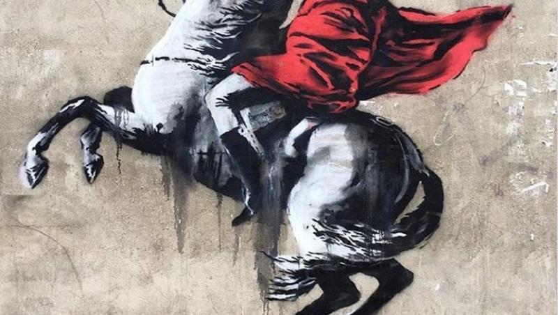 Cel mai „rebel” artist stradal din lume a luat cu asalt Parisul! Desenele lui sunt UIMITOARE. GALERIE FOTO