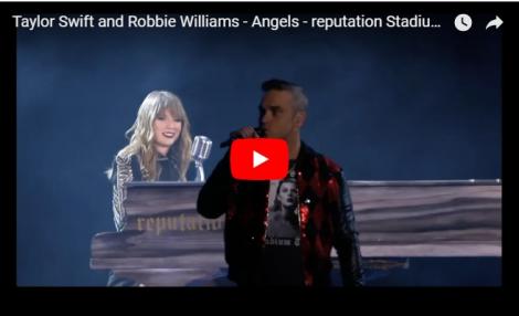 Video VIRAL şi cu piele de găină. Taylor Swift, cover de senzaţie a piesei "Angels" de la Robbie Williams. Aşa ceva nu ai voie să ratezi!