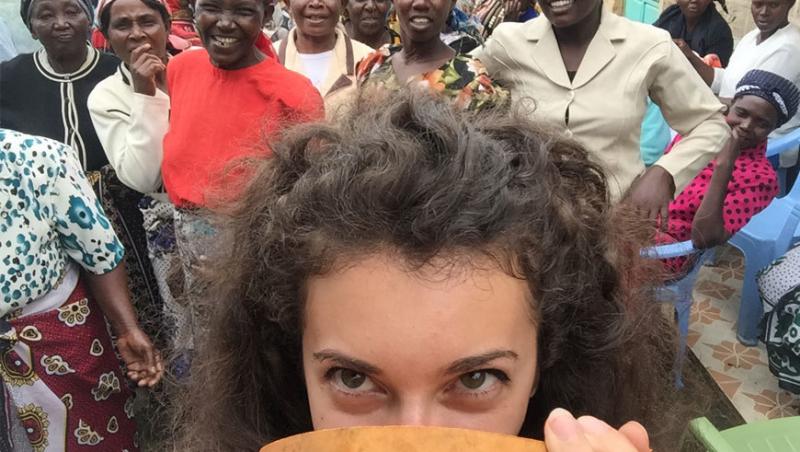 Mălina, românca voluntară în Africa: 