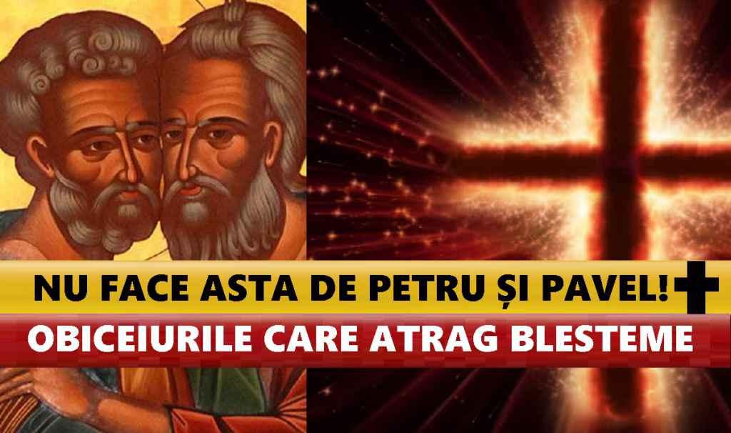 Tradiţii şi superstiţii de SFINŢII PETRU ŞI PAVEL. Ce NU ai voie, sub nicio formă, să faci &icirc;n această zi