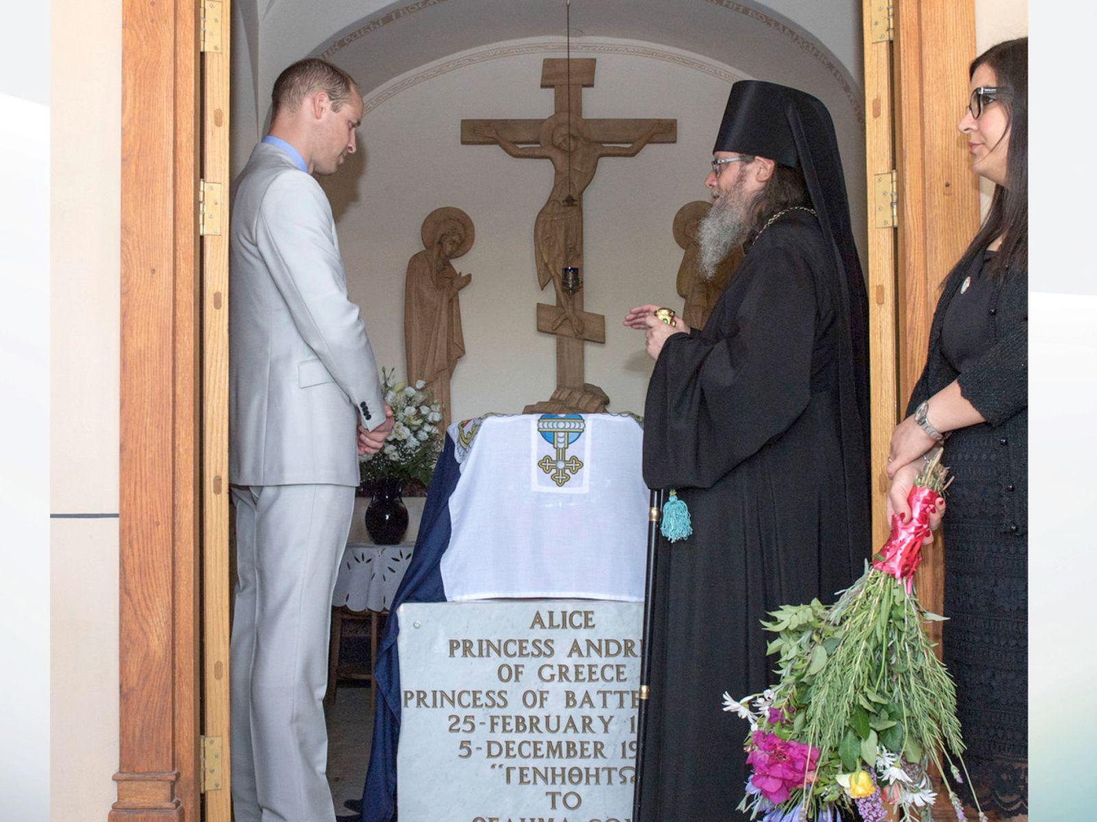 Prințul William a vizitat morm&acirc;ntul străbunicii sale Prințesa Alice, &icirc;nainte de plecarea din Israel.