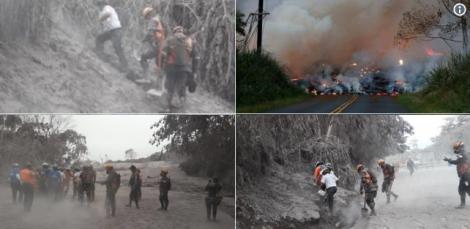 VULCANUL Fuego din Guatemala, cea mai violentă erupţie din ultimii 40 de ani! Bilanțul a crescut la 63 de morți, iar alte câteva sute de răniți