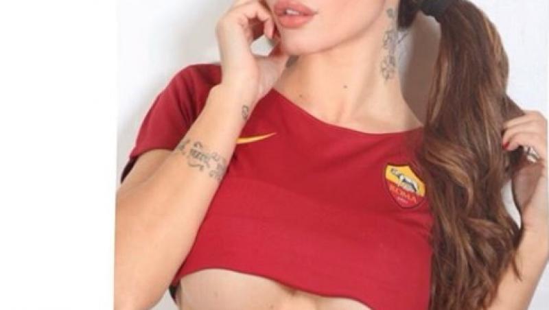 UNA PE ZI! Marika, cea mai sexy fană a celor de la AS Roma, la un pas de a fi cenzurată de Instagram din cauza pozelor extrem de sexy
