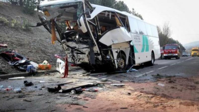 Accident GRAV! Un autocar plin cu români, tragedie în Bulgaria: 