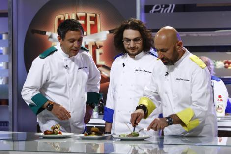 Rețete sofisticate în farfuriile concurenților de la „Chefi la cuțite”! Ce s-a gătit în primele confruntări din bucătărie?