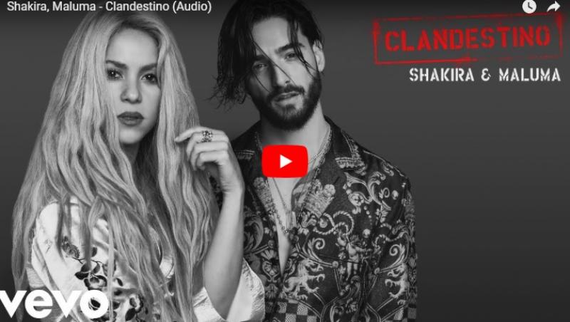Internetul a luat foc: Shakira și Maluma, colaborare nou-nouță! 