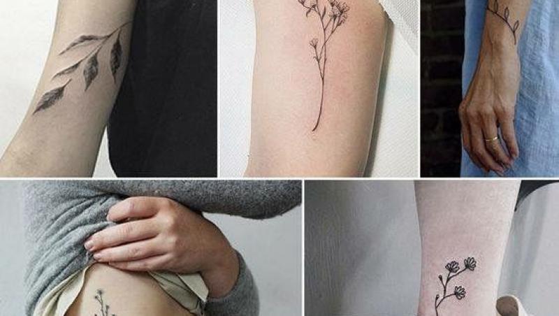 Cinci idei de tatuaje simple pentru femei