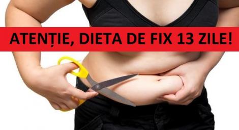 Dieta metabolică durează 13 zile și te scapă de la 7 până la 20 de kilograme, fără să te îngrași înapoi