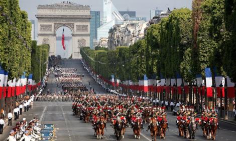 Ziua Națională a Franței 2018. Parada militară începe la ora 10.00, la Paris