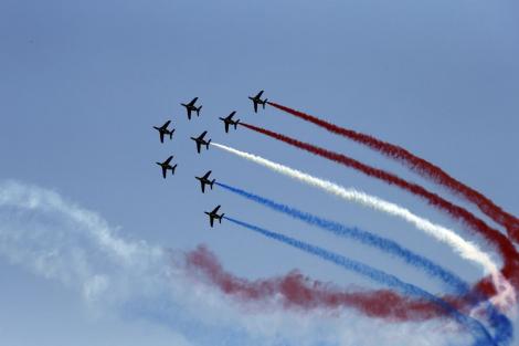 Ziua Nationala a Frantei 2018. Miting aviatic 64 de avioane Big Nine vor face show la Paris