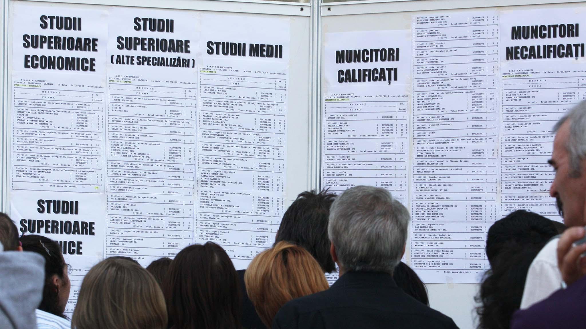 Zeci de mii de locuri de muncă disponibile! Unde se fac acum angajări masive!