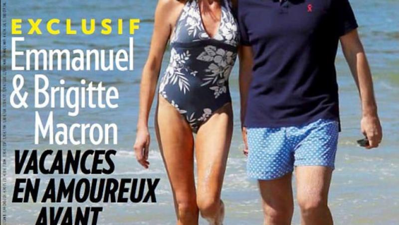 Prima Doamnă a Franței, Brigitte Macron, apariție de senzație în costum de baie la 64 de ani