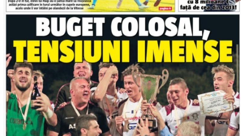 Revista presei sportive, 19.07.2018: FCSB pierde 8 milioane în valoare în 5 ani; PSG pe cale să cumpere de la AC Milan; Neymar, din nou aproape de Real
