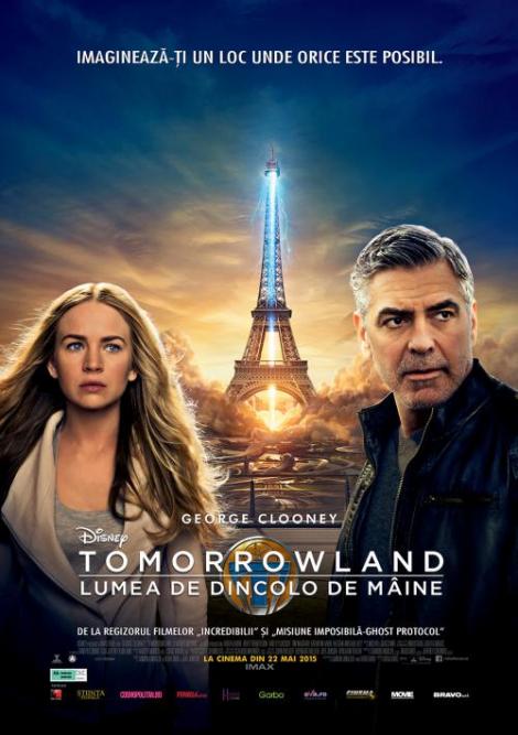 Dacă e luni, Antena 1 te invită la film!  „Tomorrowland - Lumea de dincolo de mâine”, o aventură cinematografică misterioasă şi fascinantă, care îl are în rolul principal pe sexosul George Clooney